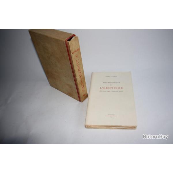 Livre Anthologie de l'rotisme Ren Varin lithographies Pierre Mario