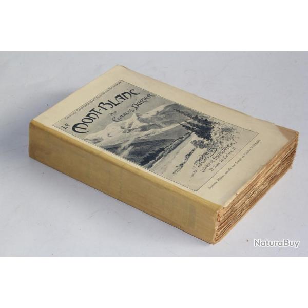 Livre Le Mont-Blanc Charles Durier 1923 Montagne