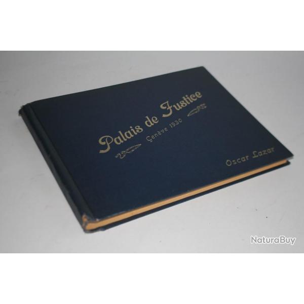 Livre Palais de Justice Oscar LAZAR Genve 1930 Suisse