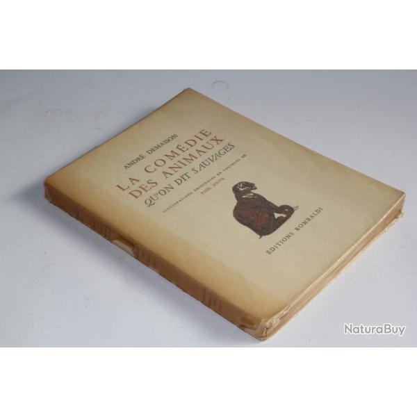Livre La comdie des Animaux Andr Demaison 1950 Paul Jouve