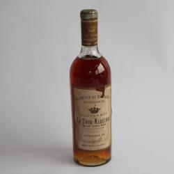 Ancienne bouteille de vin Bordeaux Sauternes La Tour Maréchal Brossault