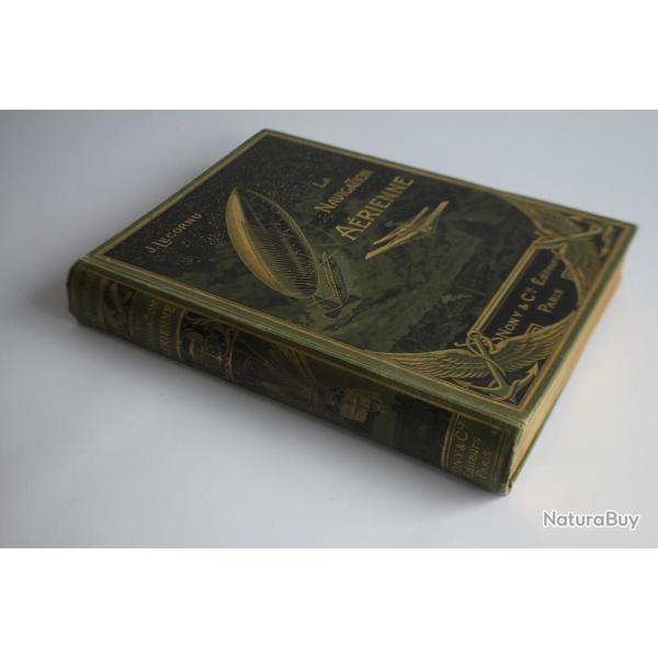 Livre Navigation arienne L. Lecornu 1903 Dirigeables Montgolfiers
