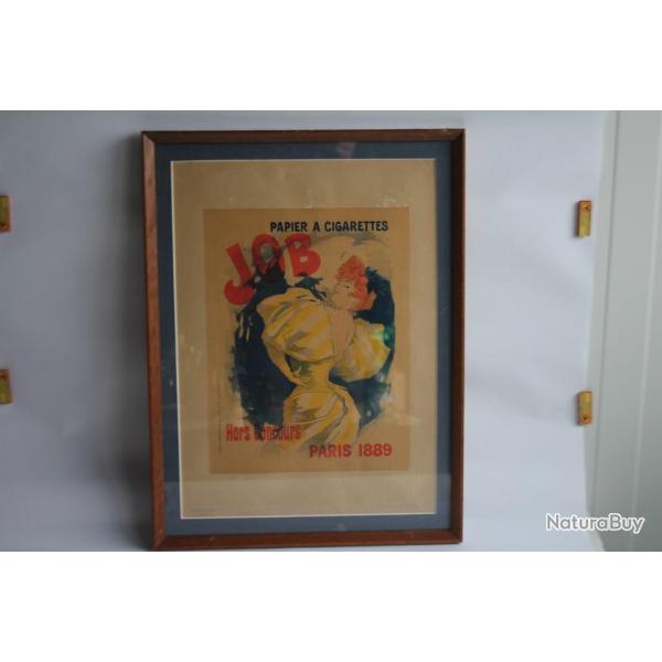 CHERET Jules Lithographie Papier � cigarettes JOB 1889 Art Nouveau