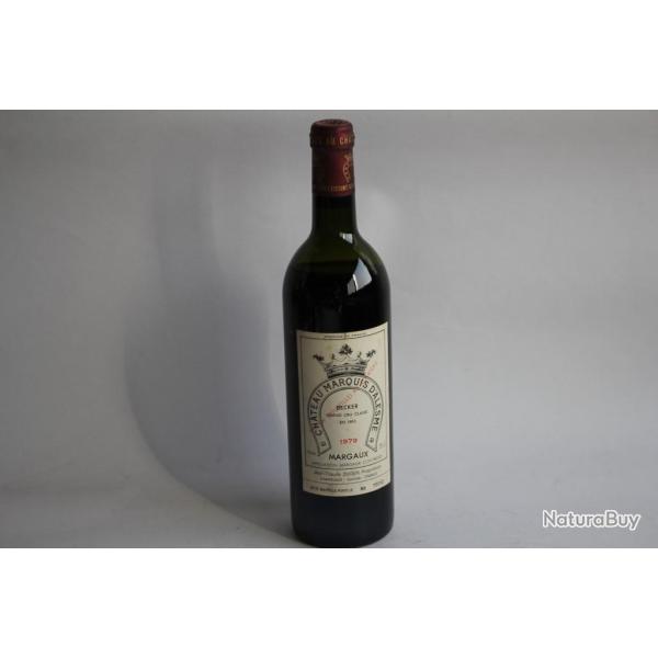 Bouteille de vin Ch�teau Marquis d'Alesme Becker 1979 Margaux