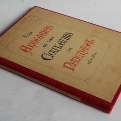 Livre Les armoiries et couleurs de Neuchâtel 1034-1891 Suisse héraldique