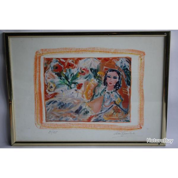 Lithographie originale Alberto SANVITALE