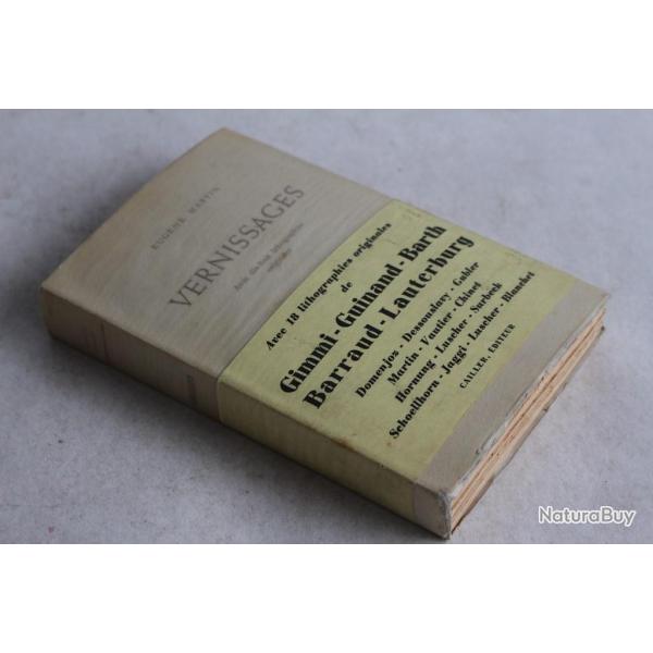 Livre Vernissages Eugne Martin 18 Lithographies originales 1946