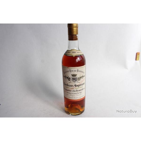 Bouteille de vin Bordeaux sup�rieur Domaine de Bourdieu Soulignac 1949