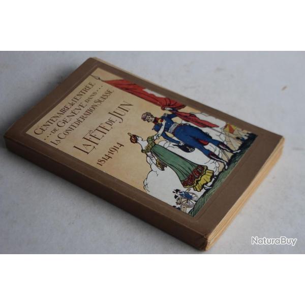 Livre Centenaire Genve Confdration Suisse 1814-1914
