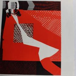 Lithographie originale Delapoterie Paul 1969