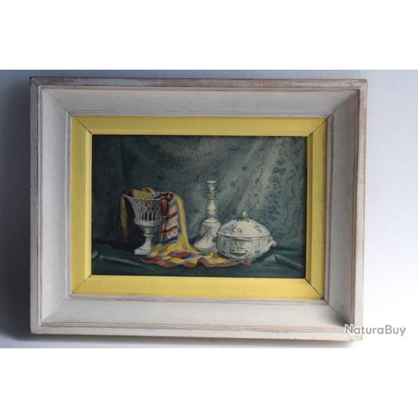 Joanny REC Aquarelle originale Nature morte