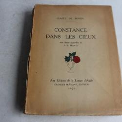 Livre Constance Dans Les Cieux aquarelle André Édouard Marty 1925