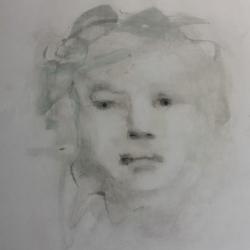 Leonor FINI Lithographie originale Visage