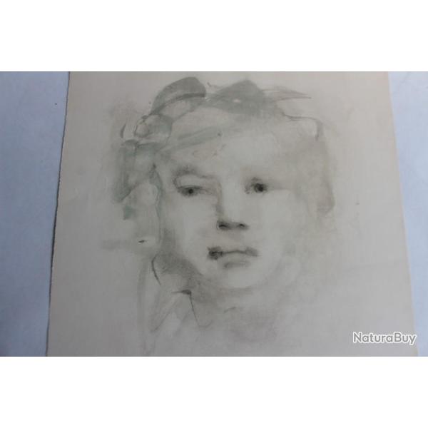 Leonor FINI Lithographie originale Visage