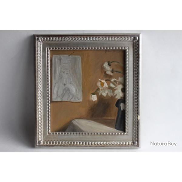 Tableau peinture Les marguerite fan�es Jean VERDIER