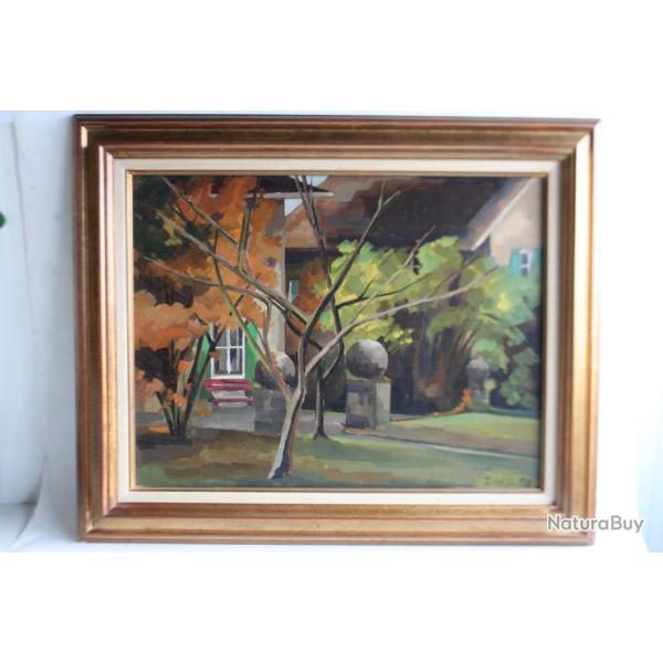 Tableau peinture I. Wyss Villard