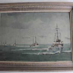 Tableau peinture Bateaux de guerre Marine