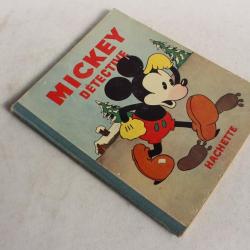 Livre illustré enfant Mickey détective Hachette 1933