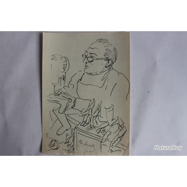 Dessin original Chausseur Bottier Jean Darbellay