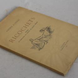 Livre Ricochets André Kuenzi Poèmes dessins Jaques Berger 1944