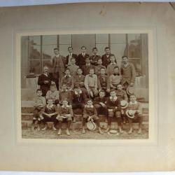 Photo de classe H. Vernaz Genève Suisse 1909