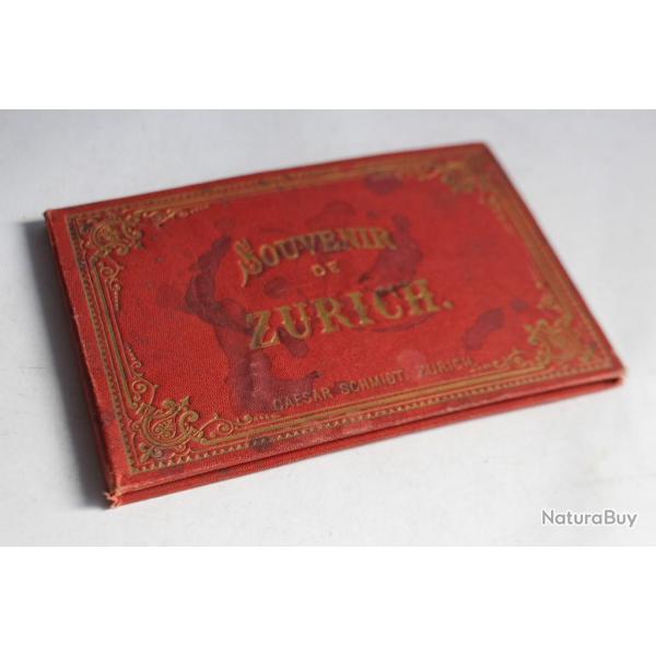 Album photos Souvenir de Zurich Caesar Schmidt Suisse