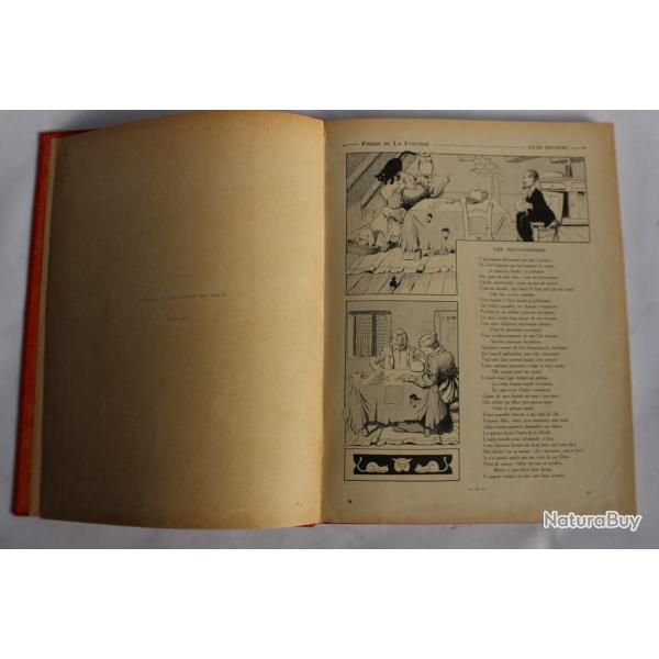 Livre illustr Les Fables de La Fontaine Benjamin RABIER vol. 3 1906