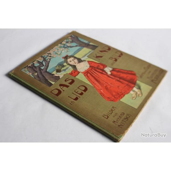 Livre Chansons illustres Das Kind dans Lied und Bild Art nouveau