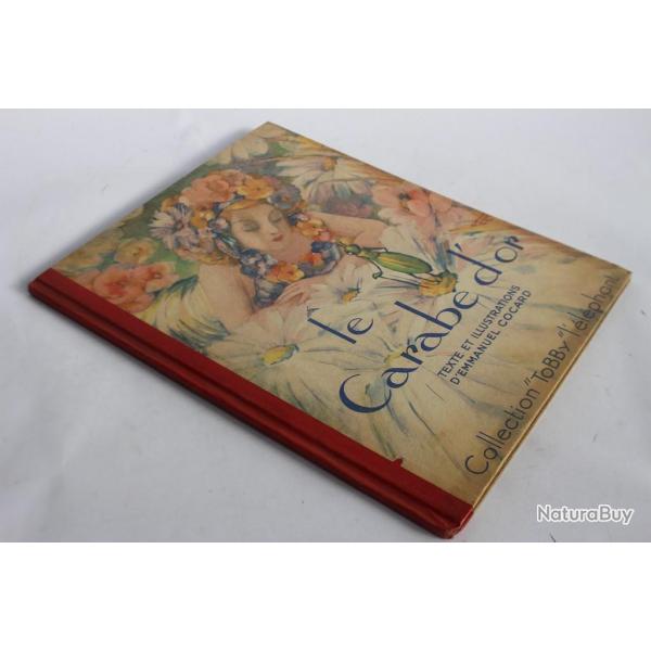 Livre illustr Le carabe d'or Emmanuel Cocard 1946