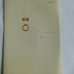 Ancien dessin original bijoux Bague