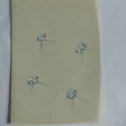 Ancien dessin original bijoux Bague