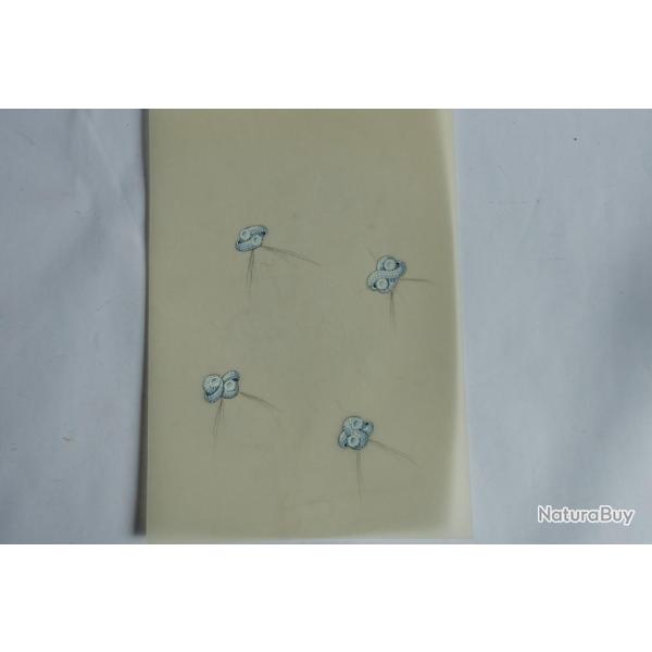 Ancien dessin original bijoux Bague