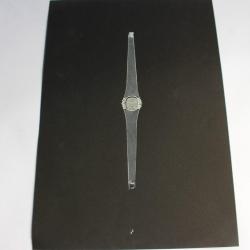 Dessin original montre bijoux design environ 1970
