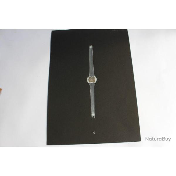 Dessin original montre bijoux design environ 1970