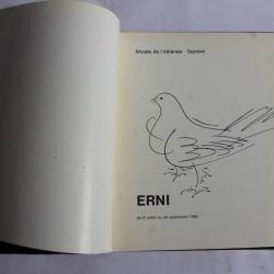 Hans Erni dessin original livre  Erni  du Mus&eacute;e Ath&eacute;n&eacute;e Gen&egrave;ve 1965