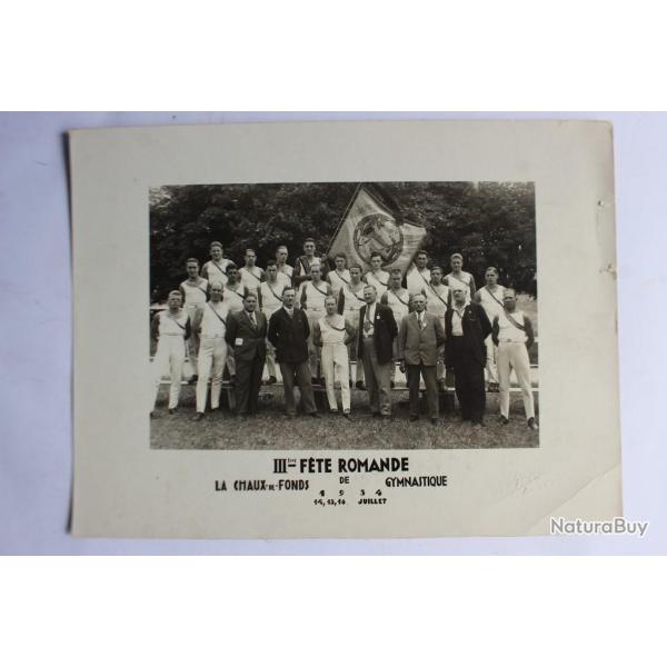 Photographie III �me f�te Romande La Chaux-de-fonds Suisse 1934