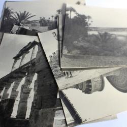 Ensemble anciennes grandes photographies Égypte