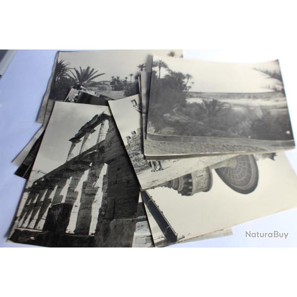 Ensemble anciennes grandes photographies �gypte