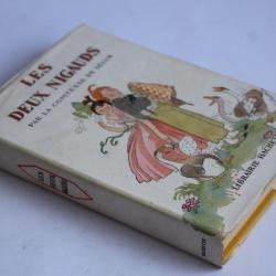 Livre illustré Les Deux Nigauds Comtesse de Ségur 1930