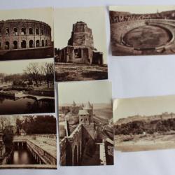 Photographies Nîmes Carcassonne tirage albuminé