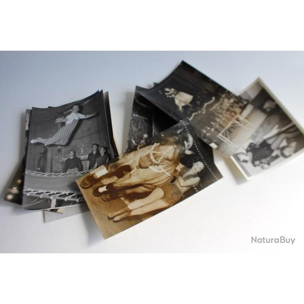 Lot photos cirque d'hiver Gala de l'union des Artistes 1953