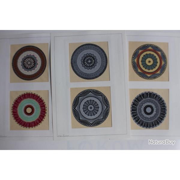 Dessin originaux motifs pour textile tissu broderie couture