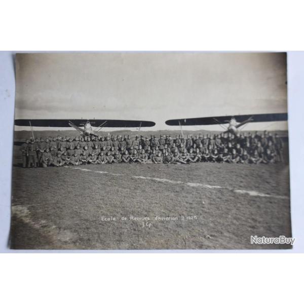 Photo �cole recrues Aviation 1925 Suisse
