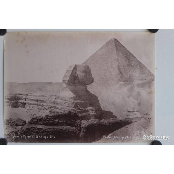 Photo orientaliste L�k�gian Sphinx & Pyramide de Ch�ops