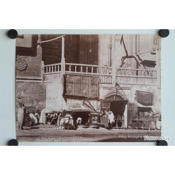 Photo orientaliste L�k�gian Le Caire Caf� Arabe