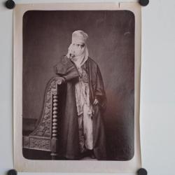 Photo orientaliste RUBELLIN Dame Turque Smyrne Izmir
