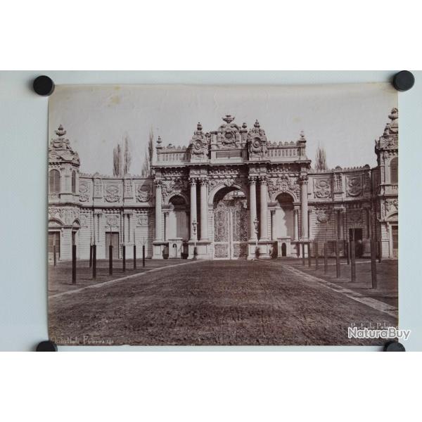 Photo ABDULLAH Fr�res Turquie Constantinople Porte Palais Dolma-Bagtch�