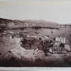 Photo DEGOIX Gènes Panorama du port Italie