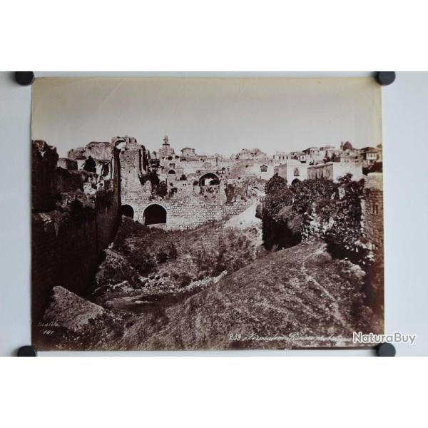 Photo BONFILS Palestine J�rusalem Piscine de Bethesda