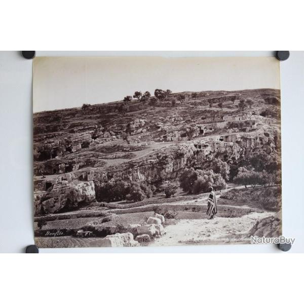 Photo BONFILS Palestine J�rusalem Champ de Haceldama